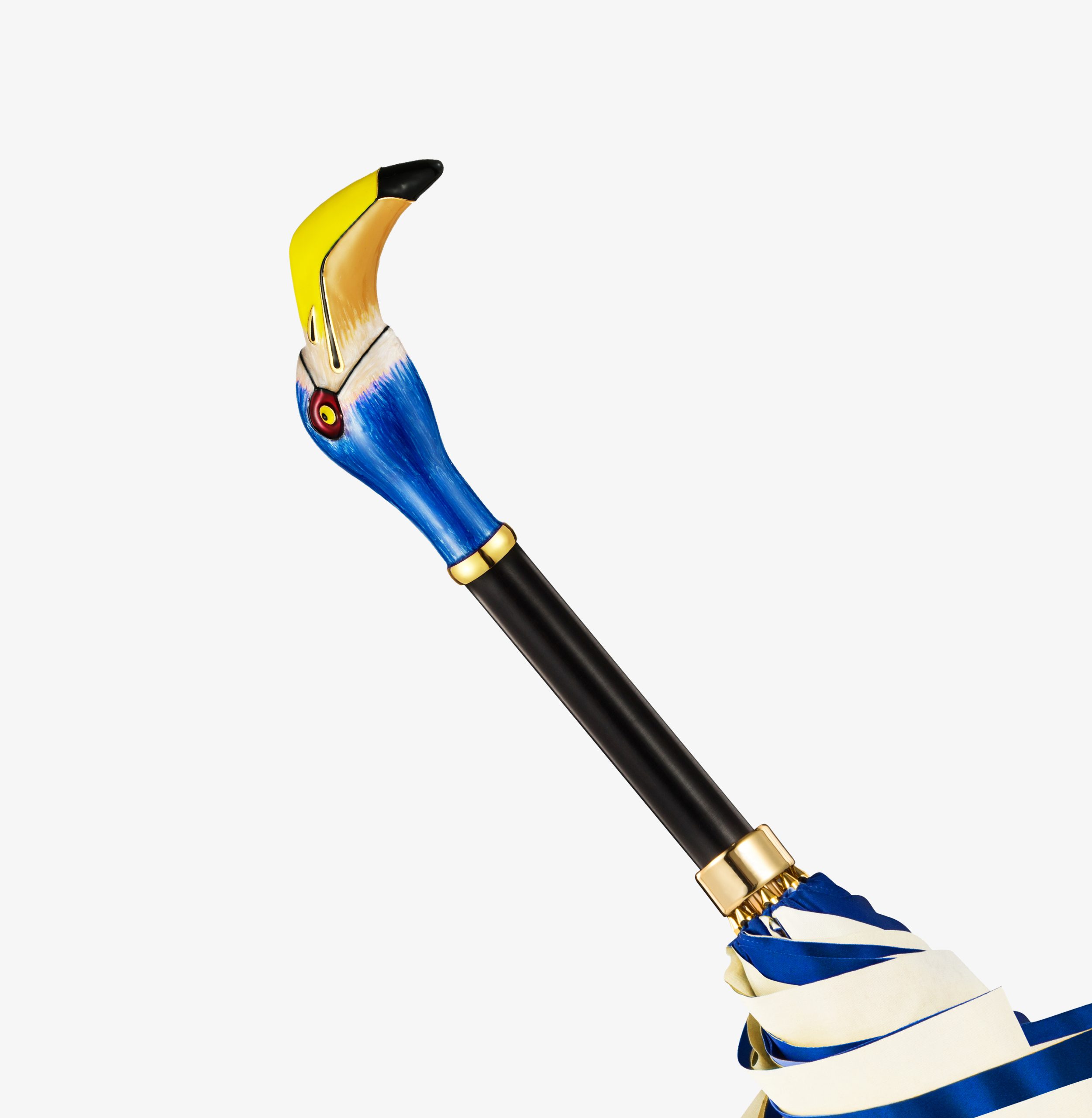 Flamingo-sapphire blue-umbrella with long handle|Umbrella Manufacturers & Suppliers