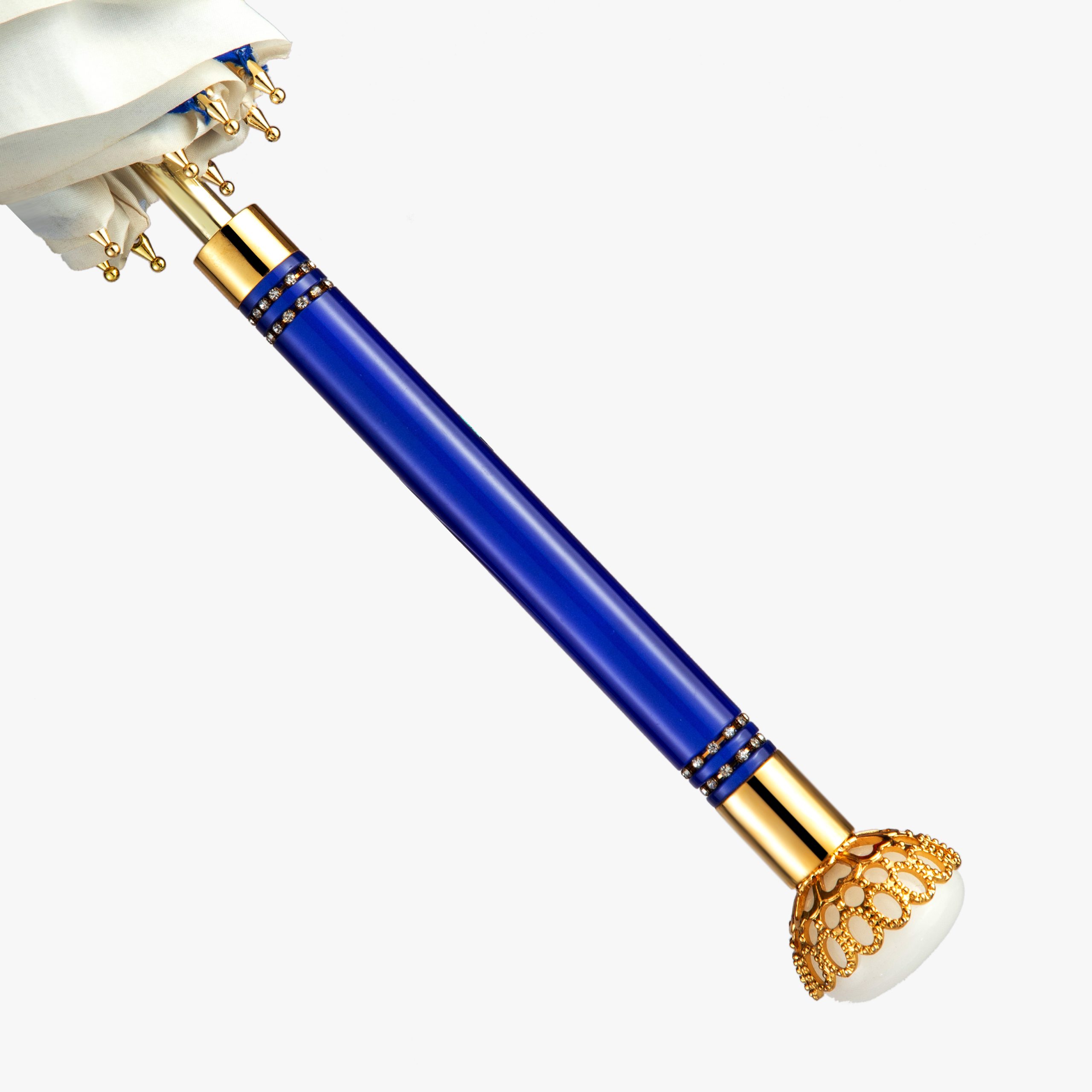 Sapphire blue with straight handle and exquisite jade umbrella with long handle|Umbrella Manufacturers & Suppliers