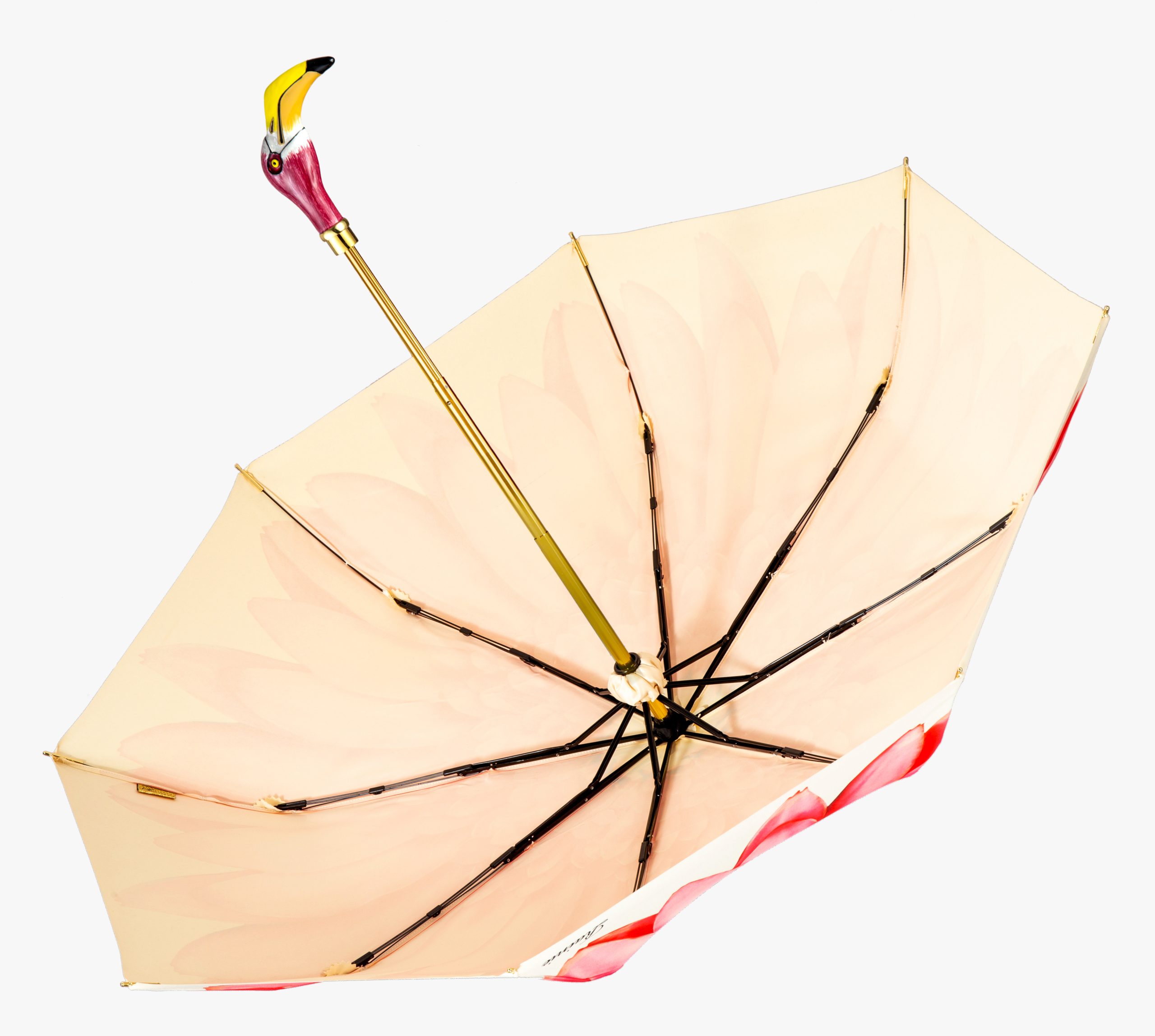 Flamingo red daisy folding umbrella|Umbrella Manufacturers & Suppliers - Image 2