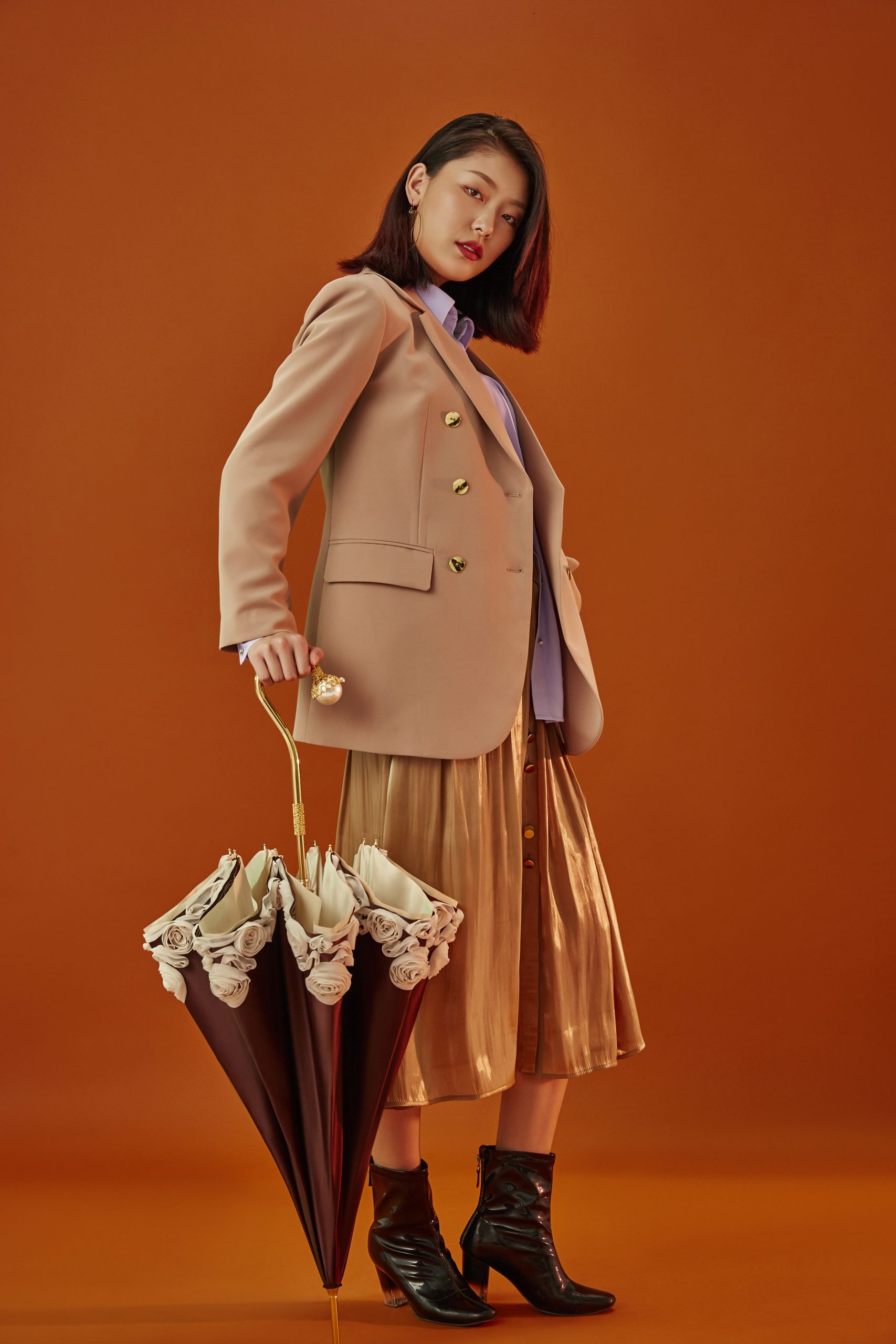 white pearl handmade umbrella-Daphne|Umbrella Manufacturers & Suppliers - Image 3