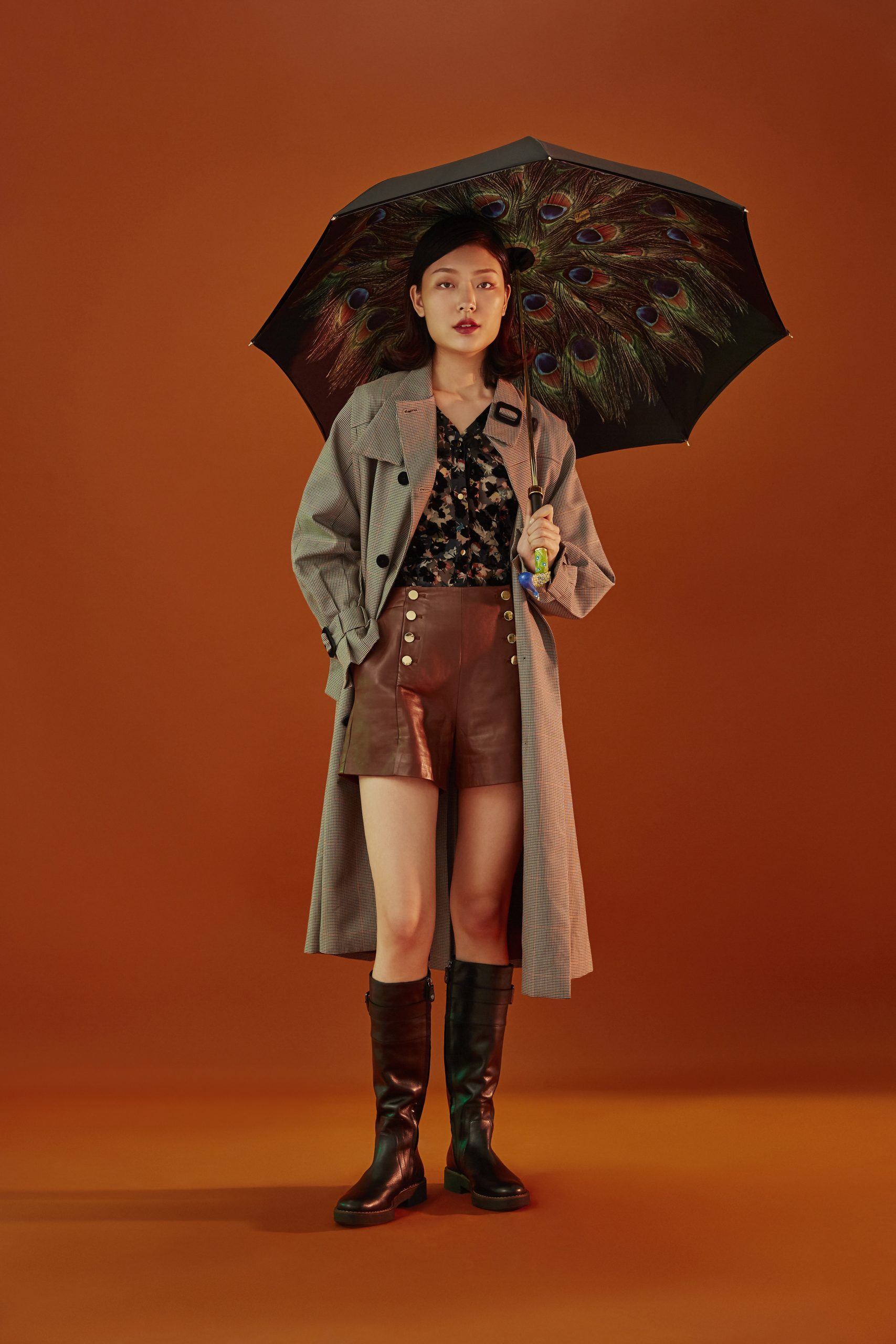 The colored enamel peacock long handle umbrella|Umbrella Manufacturers & Suppliers - Image 3