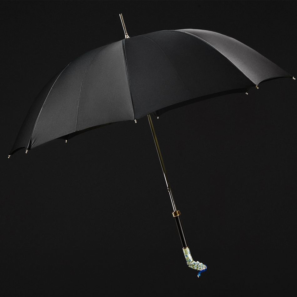 The colored enamel peacock long handle umbrella|Umbrella Manufacturers & Suppliers - Image 2