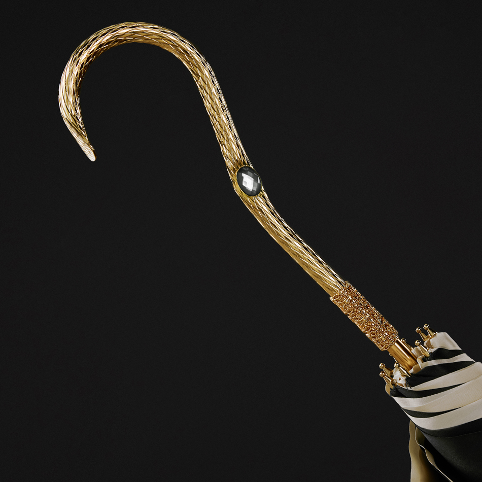 Heart-shaped 2 diamond question mark double-layer umbrella with curved handle|Umbrella Manufacturers & Suppliers - Image 2