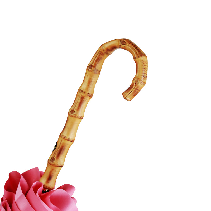 Fine bamboo curved long handle umbrella|Umbrella Manufacturers & Suppliers - Image 3