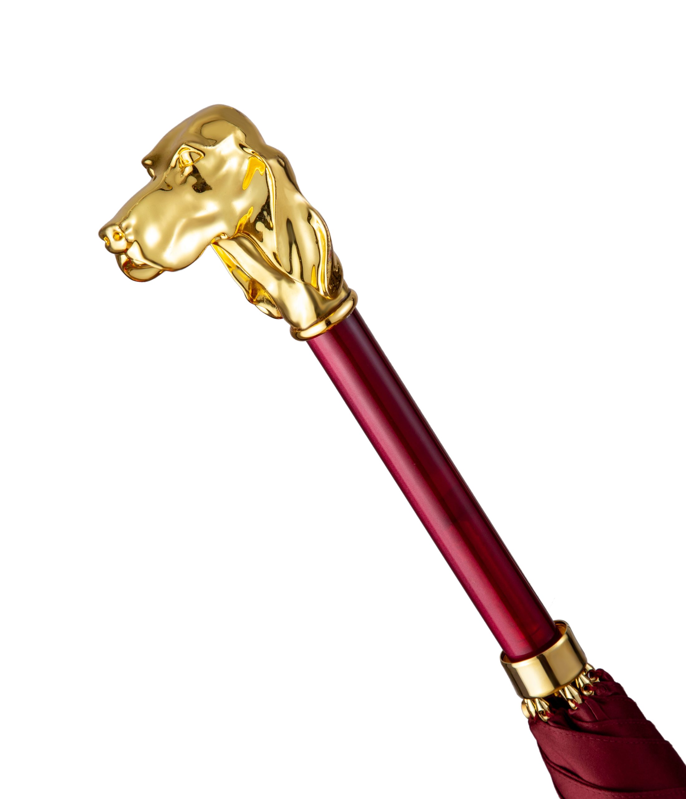 Pug-Crimson Lip Red-Long Handle Umbrella|Umbrella Manufacturers & Suppliers