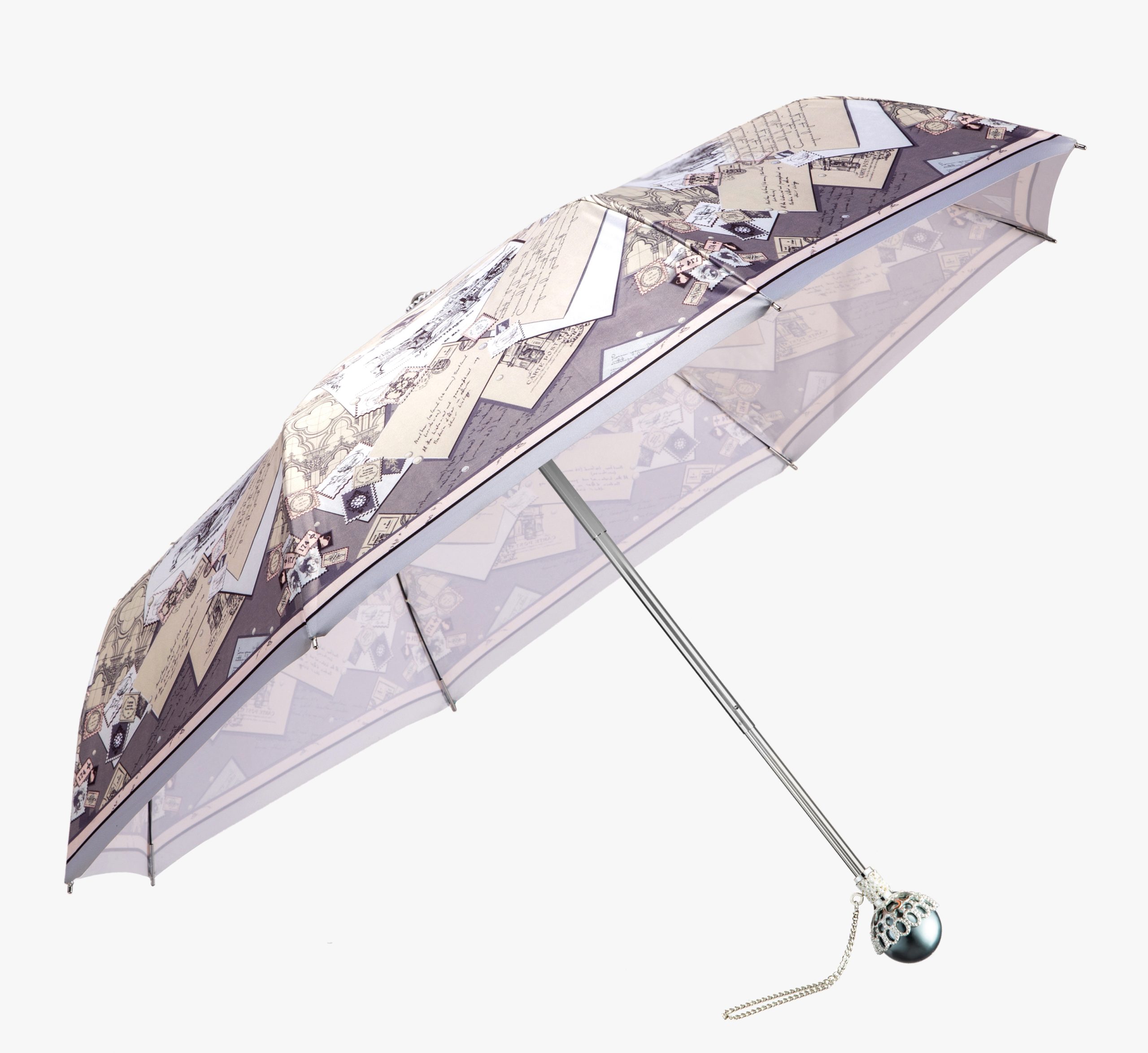 Half exquisite pearl St. Petersburg stamp folding umbrella|Umbrella Manufacturers & Suppliers - Image 5