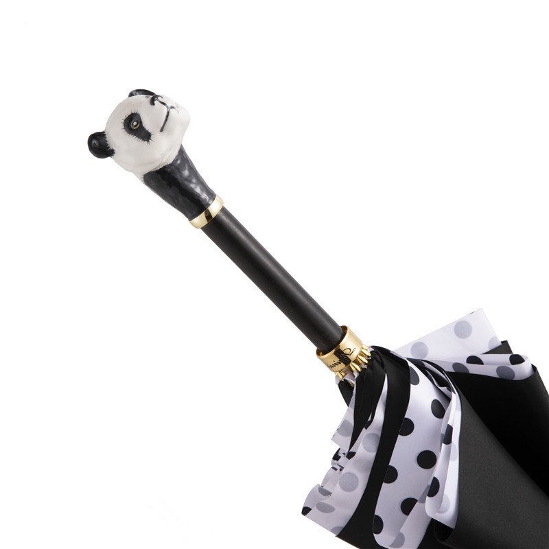The panda wave point-handle long umbrella|Umbrella Manufacturers & Suppliers - Image 2