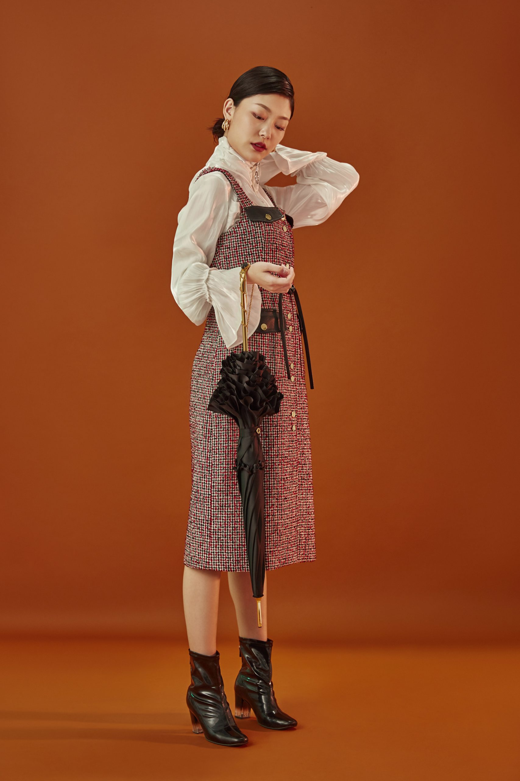 Copper chain straight shank 1 diamond Maggie lace double umbrella|Umbrella Manufacturers & Suppliers - Image 2