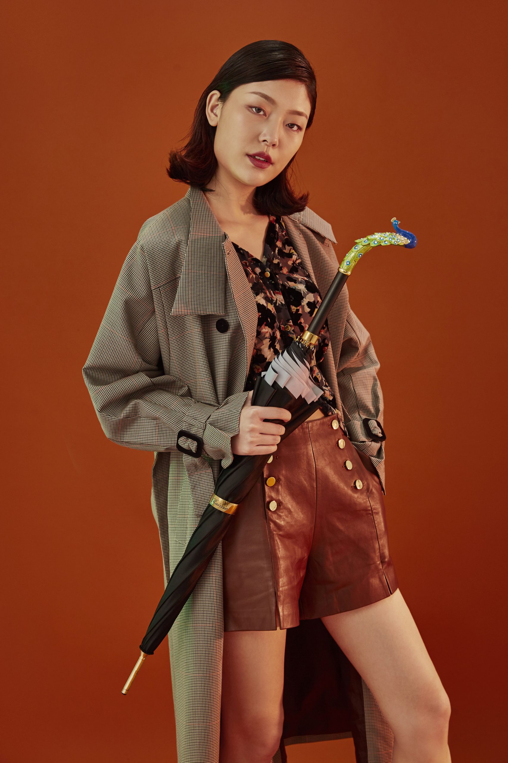 The colored enamel peacock long handle umbrella|Umbrella Manufacturers & Suppliers - Image 5