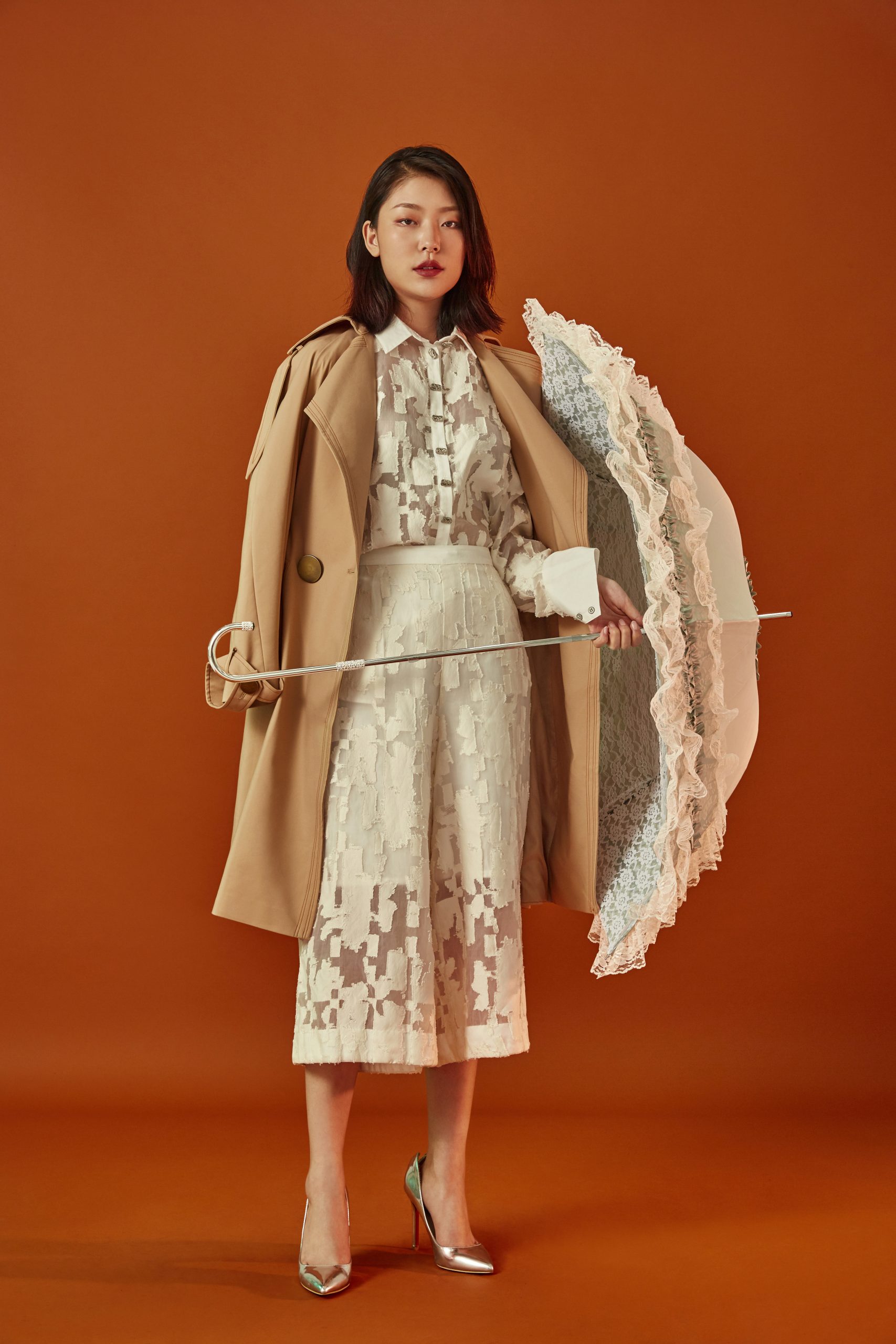 Lace handmade double umbrella-Flora|Umbrella Manufacturers & Suppliers