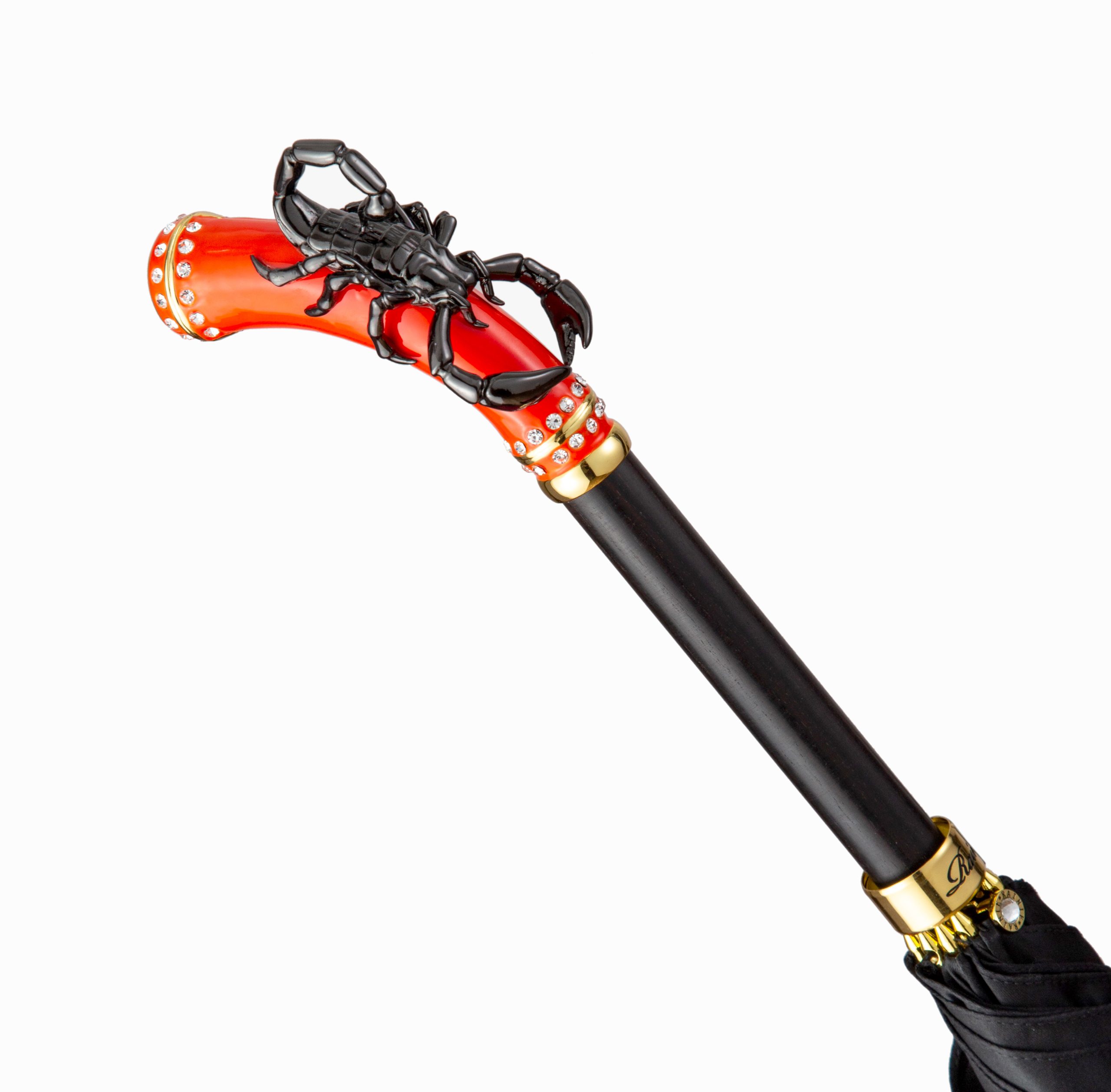Rain and black-scorpion-umbrella with long handle|Umbrella Manufacturers & Suppliers