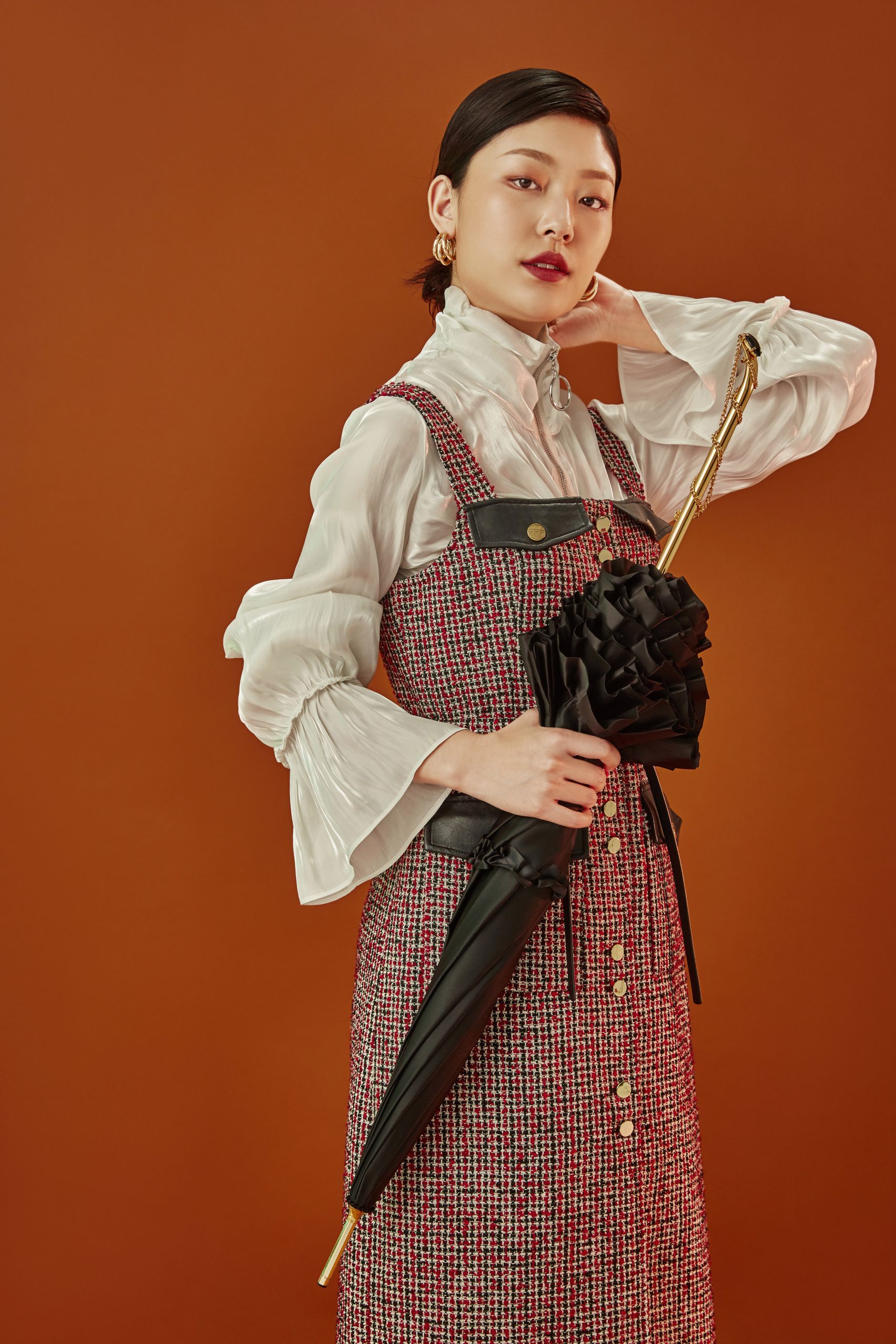 Copper chain straight shank 1 diamond Maggie lace double umbrella|Umbrella Manufacturers & Suppliers