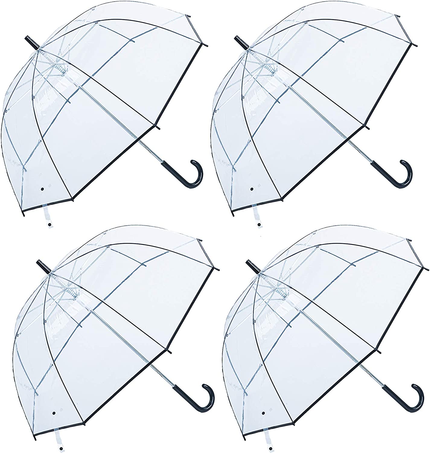 Custom Wedding Umbrellas Clear Lightwight Umbrella for Women Kids - Automatic O