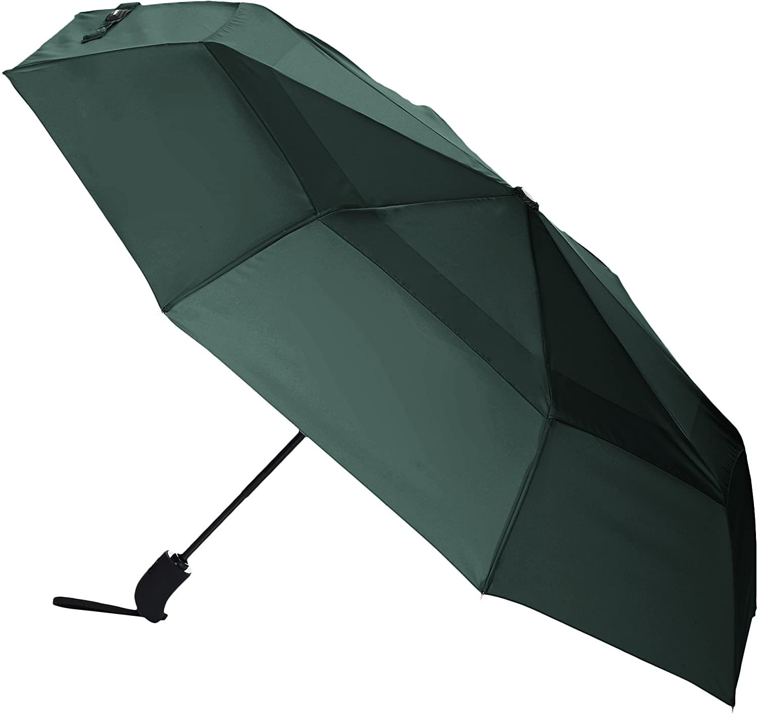 Custom Wedding Umbrellas Automatic Open Travel Umbrella with Wind Vent - Green