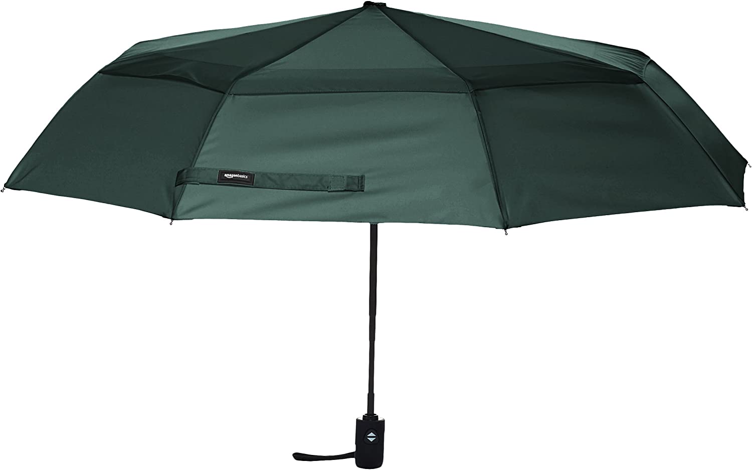 Custom Wedding Umbrellas Automatic Open Travel Umbrella with Wind Vent - Green - Image 4