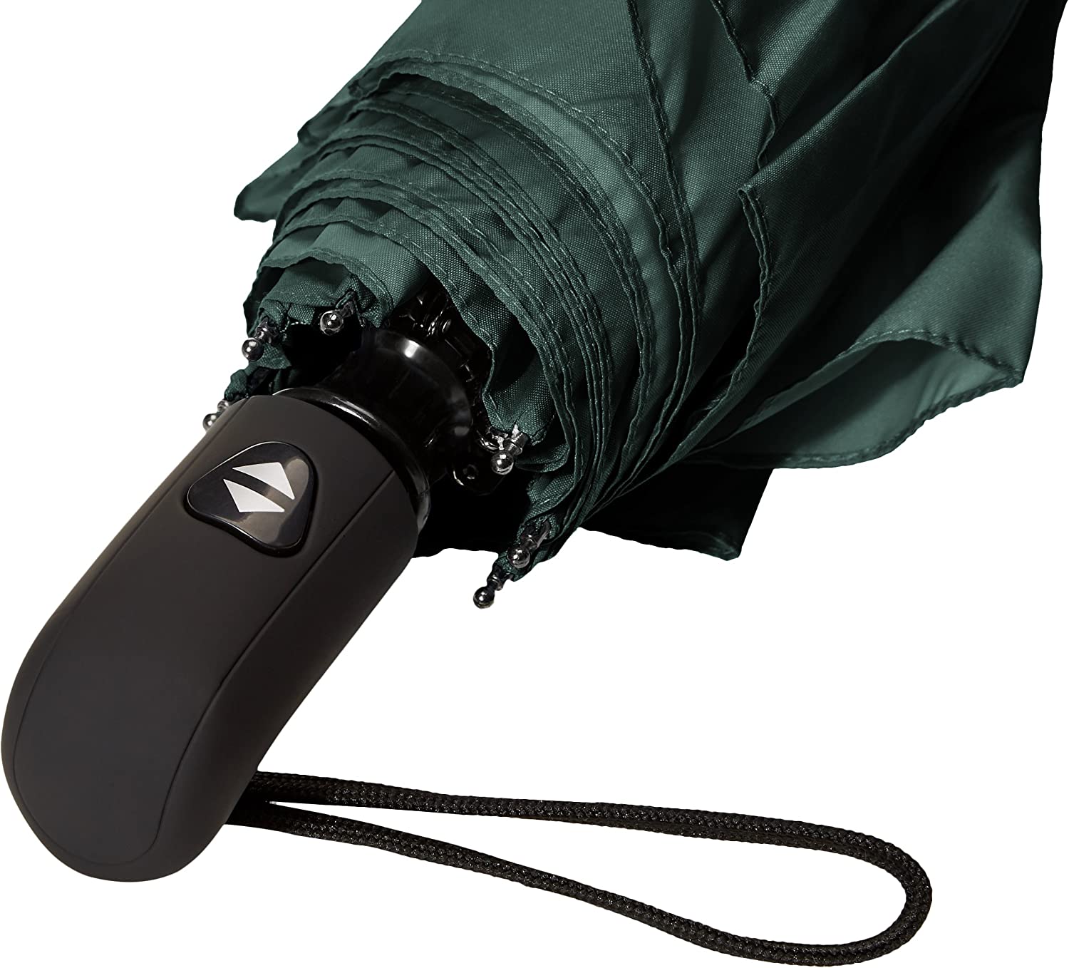 Custom Wedding Umbrellas Automatic Open Travel Umbrella with Wind Vent - Green - Image 6