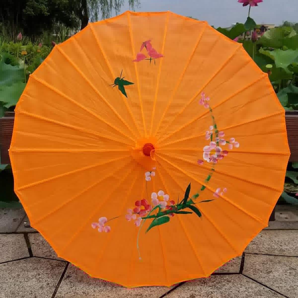 Custom Wedding Umbrellas 2151 Chinese Parasol Asian Japanese Nylon Umbrella Par - Image 2