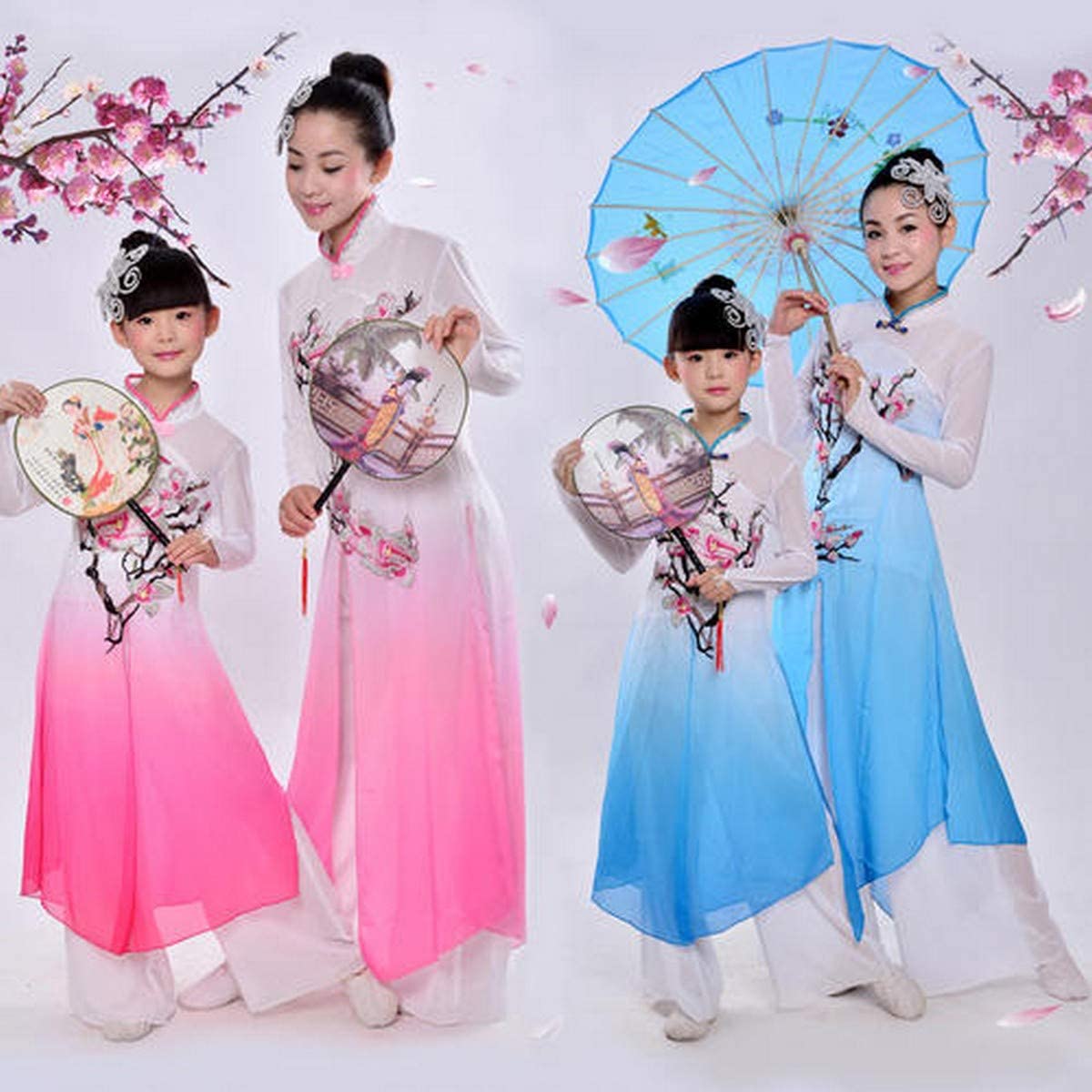 Custom Wedding Umbrellas 2151 Chinese Parasol Asian Japanese Nylon Umbrella Par - Image 4