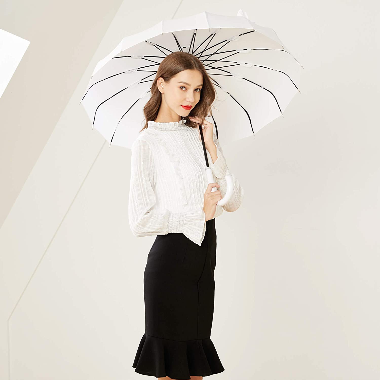 Custom Wedding Umbrellas Vintage Ladies Pagoda Umbrella Parasol for Weddings UV - Image 4