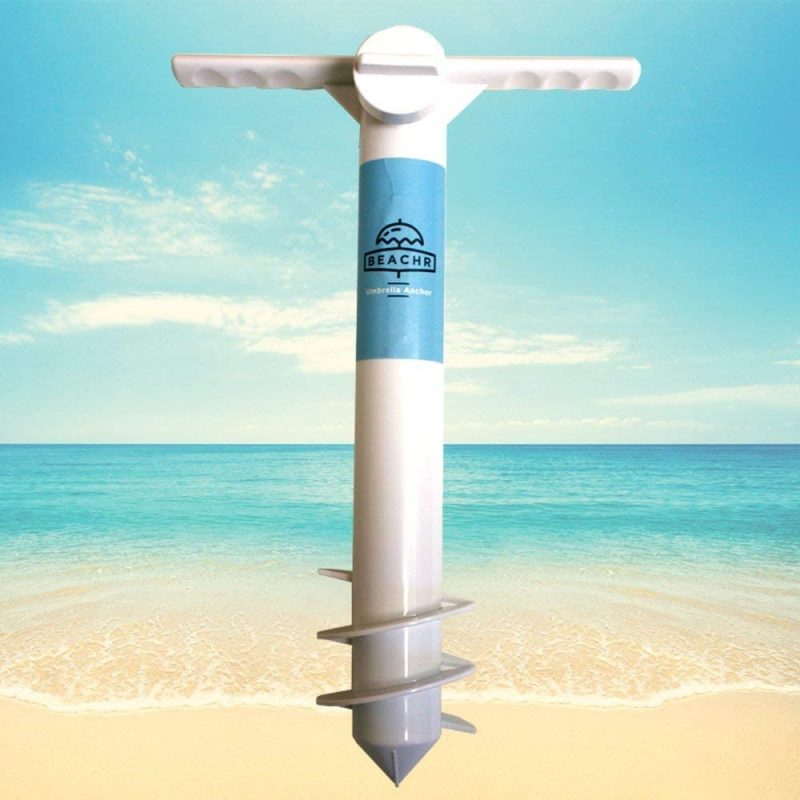 Logo parasol Umbrellas With Your Brand Parasol Umbrella Sand Anchor - Heavy Duty Outdoor Umbrella Base with Ground Ancho