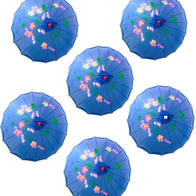 Logo parasol Umbrellas With Your Brand PACK OF 6 Japanese Chinese Kids Size 22 Umbrella Parasol For Wedding Parties Ph"