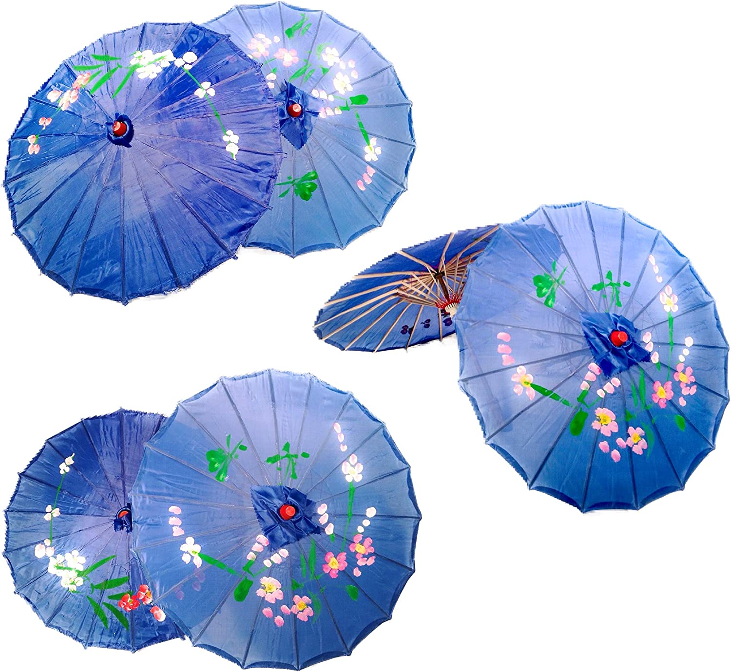 Logo parasol Umbrellas With Your Brand PACK OF 6 Japanese Chinese Kids Size 22 Umbrella Parasol For Wedding Parties Ph" - Image 2