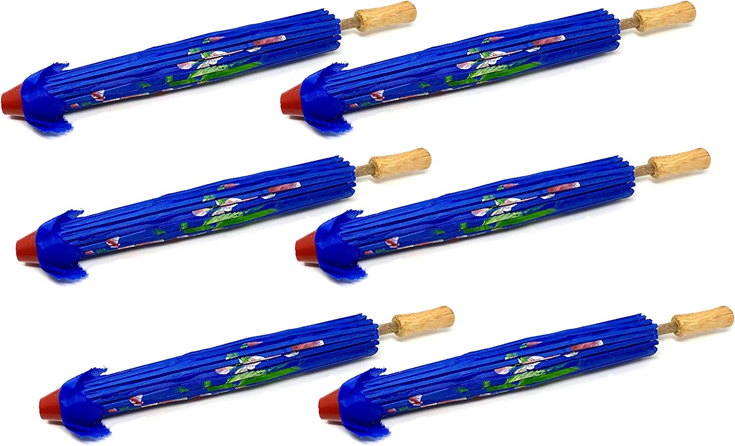 Logo parasol Umbrellas With Your Brand PACK OF 6 Japanese Chinese Kids Size 22 Umbrella Parasol For Wedding Parties Ph" - Image 3