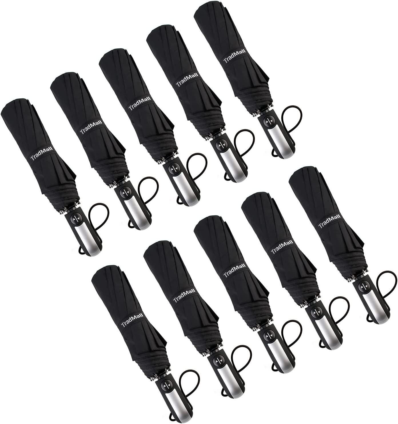 Custom umbrella 10 Pack Umbrella Travel Windproof Portable 46 Inches Large