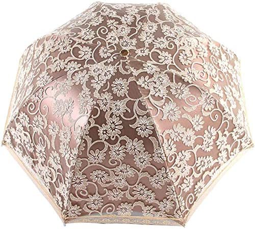Custom Wedding Umbrellas Ladies Lace Parasol Umbrella Anti-UV Protection Sun Sha