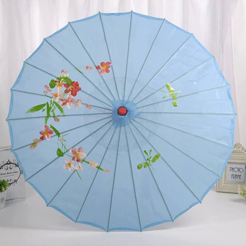 Logo parasol Umbrellas With Your Brand Antique Umbrella Chinese Oiled Paper Umbrella Vintage Flower Pattern Silk Dance U