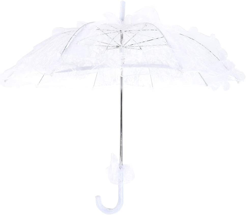 Custom Wedding Umbrellas Bridal Lace Cotton Umbrella Parasol Costume for Wedding