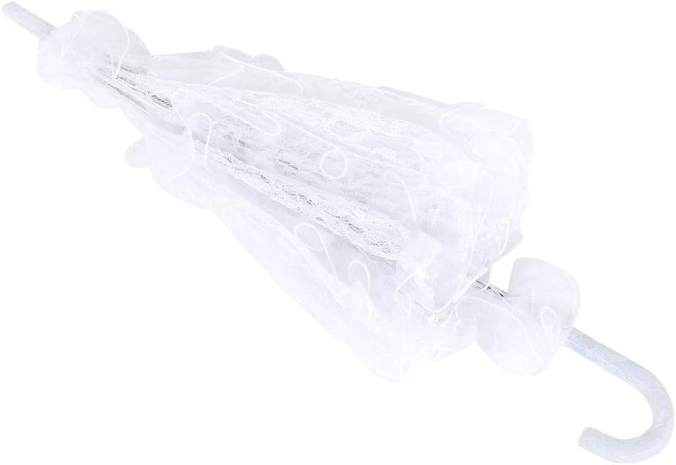 Custom Wedding Umbrellas Bridal Lace Cotton Umbrella Parasol Costume for Wedding - Image 5