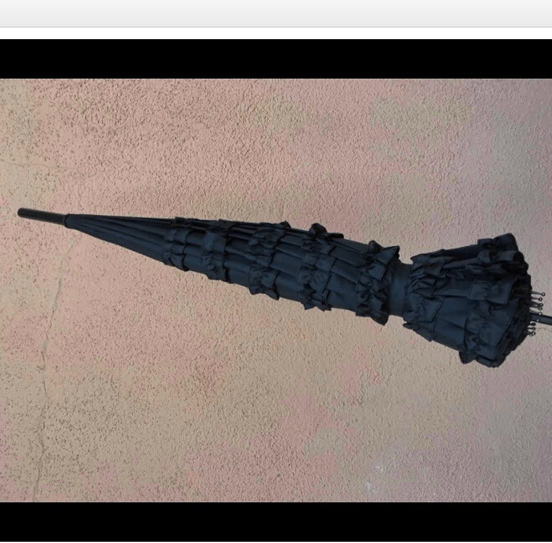 Logo parasol Umbrellas With Your Brand Ladies Sunproof Umbrella Parasol Lace Flowers Pagoda-Shaped Victoria Style Long H - Image 5