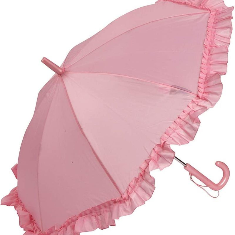 Galleria Kid's Ruffle Umbrella - Pink