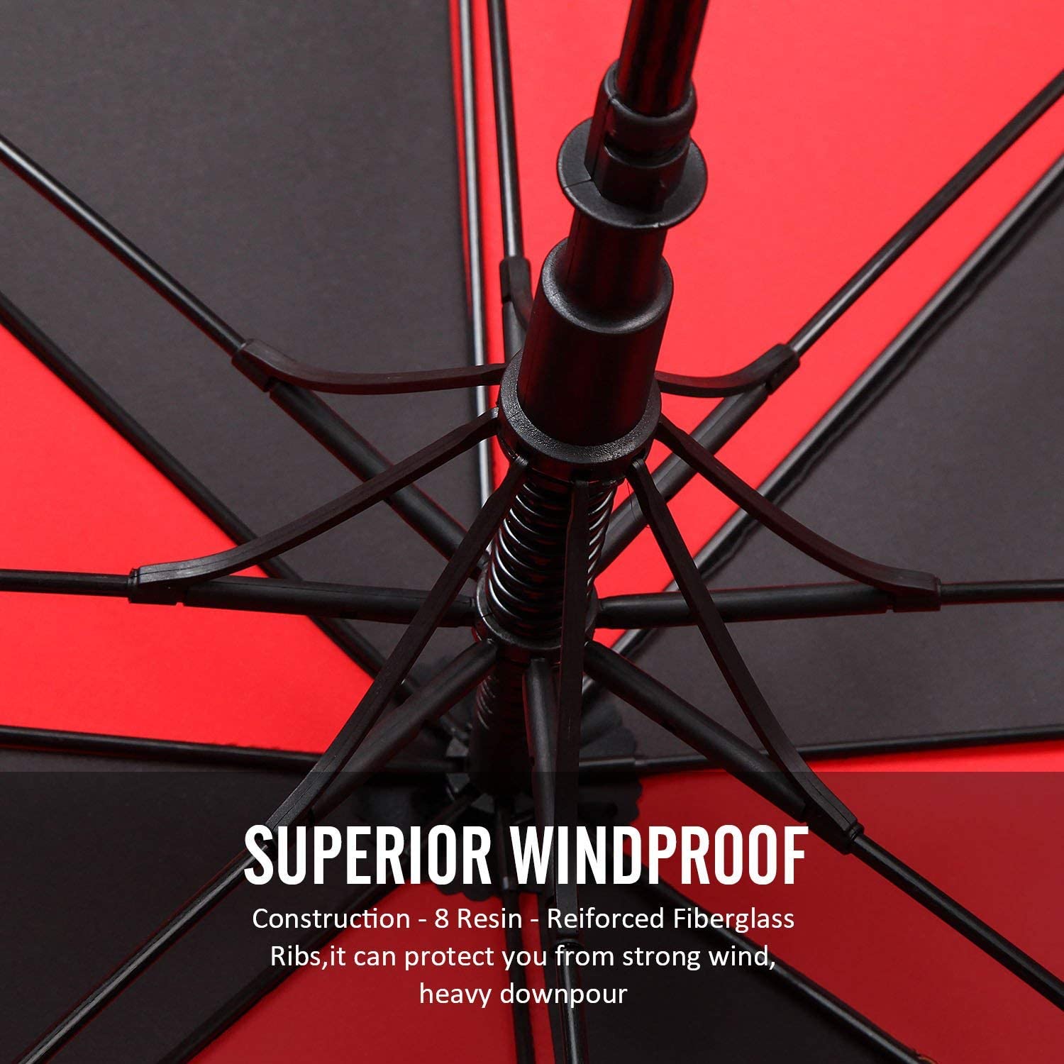 Custom umbrella Golf Umbrella 68/62/58 Inch Large Oversize Double Canopy Ve - Image 5