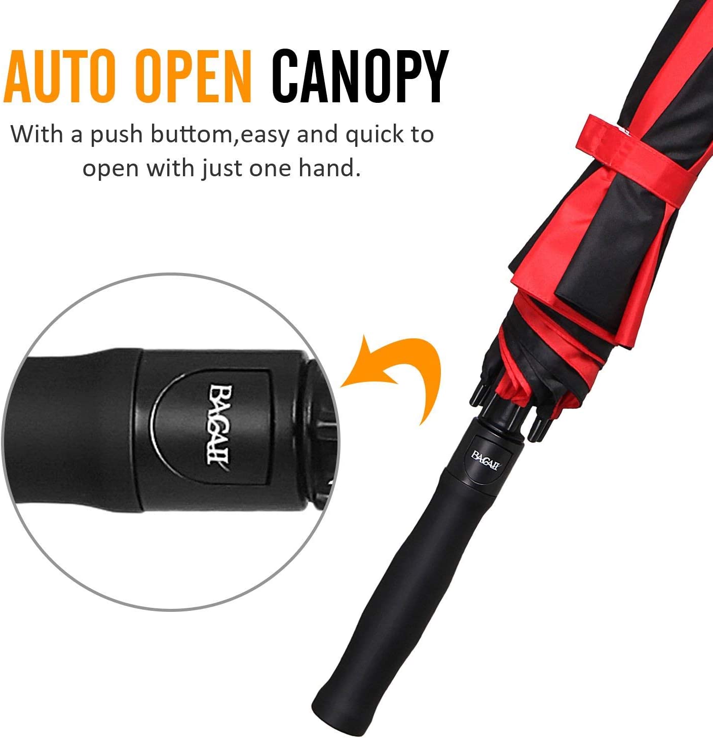 Custom umbrella Golf Umbrella 68/62/58 Inch Large Oversize Double Canopy Ve - Image 6