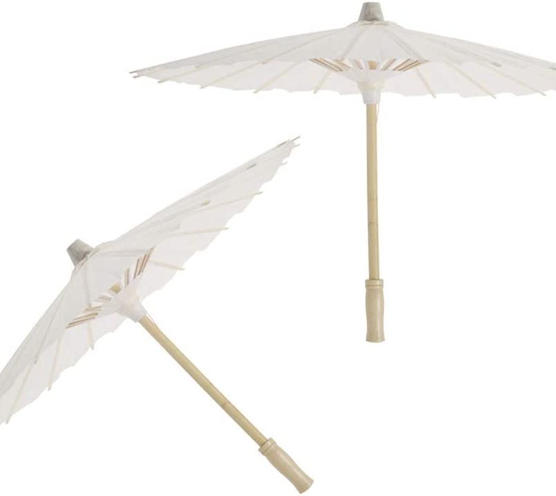 Logo parasol Umbrellas With Your Brand 4pcs White Paper Parasol Umbrella Chinese Japanese Paper Umbrella Wedding Decorat