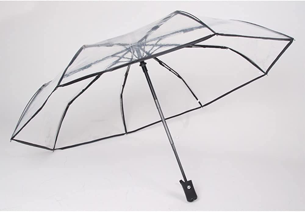 Custom Wedding Umbrellas Automatic Transparent Umbrella 1-Button Opening&Closing - Image 2