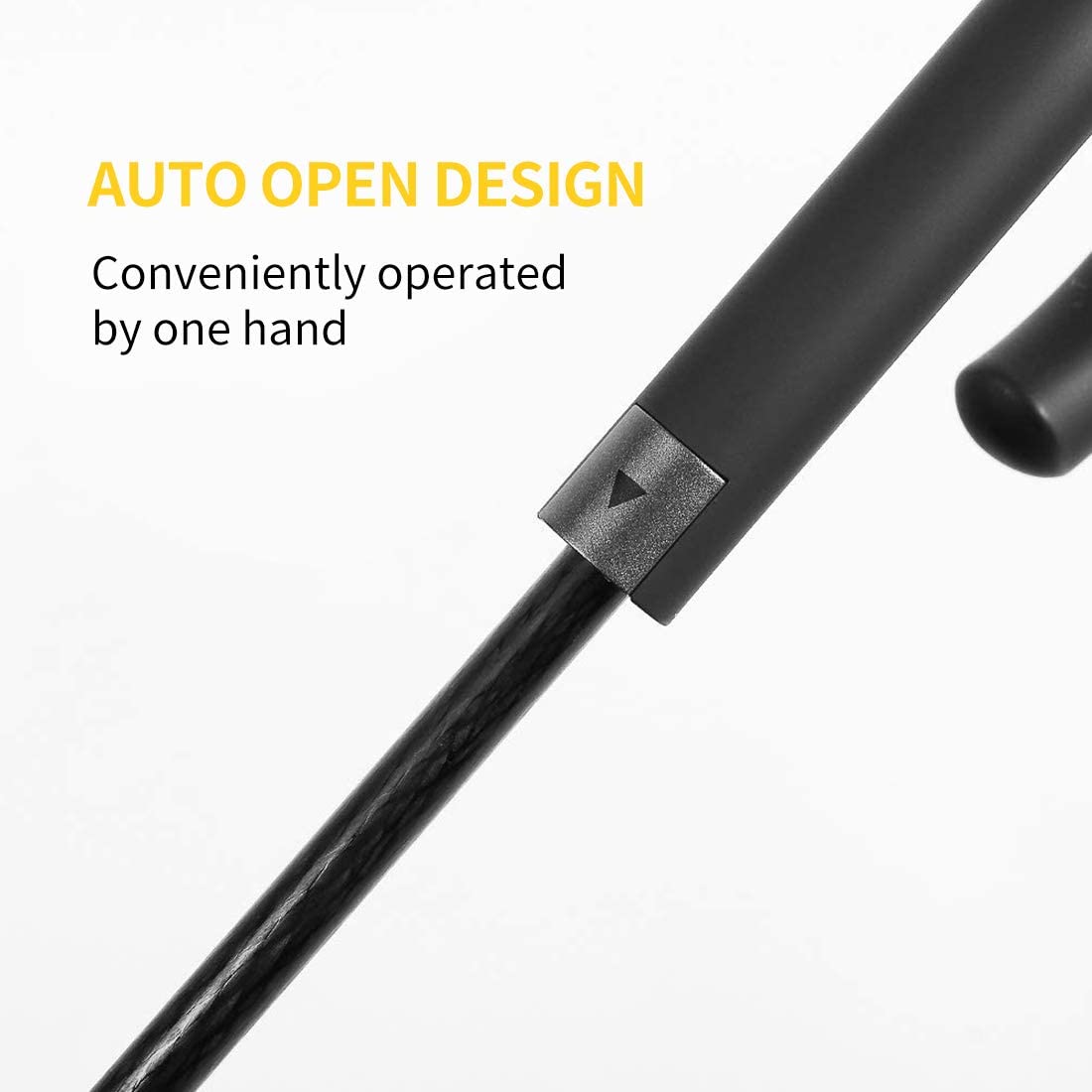 Custom Wedding Umbrellas Black Hook Handle Umbrella Windproof UPF 50+ j Stick U - Image 3