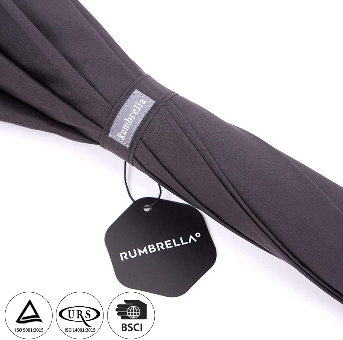 Custom Wedding Umbrellas Black Hook Handle Umbrella Windproof UPF 50+ j Stick U - Image 6