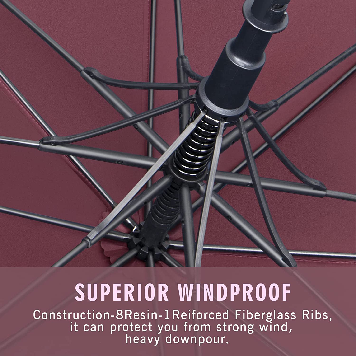 Logo parasol Umbrellas With Your Brand Golf Umbrella 54/62/68 Inch Large Windproof Umbrellas Automatic Open Oversize Ra - Image 5