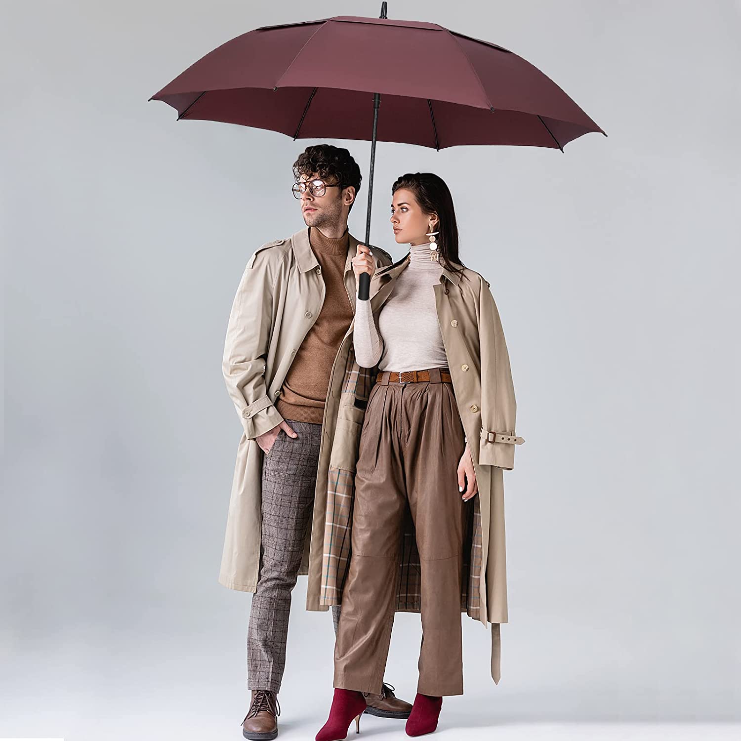 Logo parasol Umbrellas With Your Brand Golf Umbrella 54/62/68 Inch Large Windproof Umbrellas Automatic Open Oversize Ra - Image 8