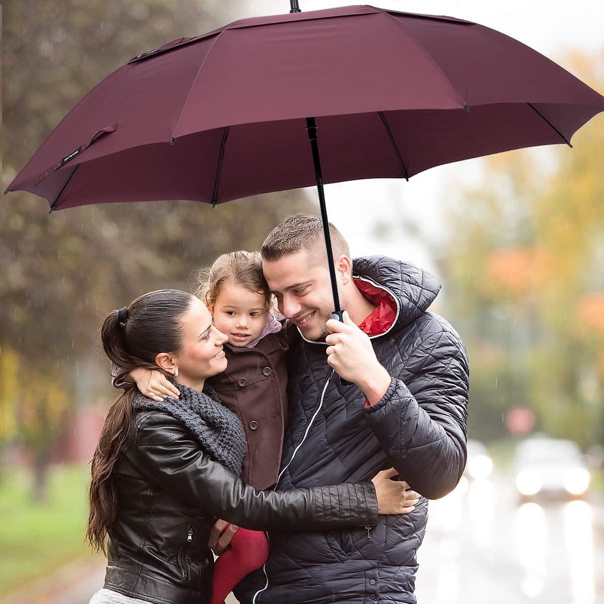 Logo parasol Umbrellas With Your Brand Golf Umbrella 54/62/68 Inch Large Windproof Umbrellas Automatic Open Oversize Ra - Image 9