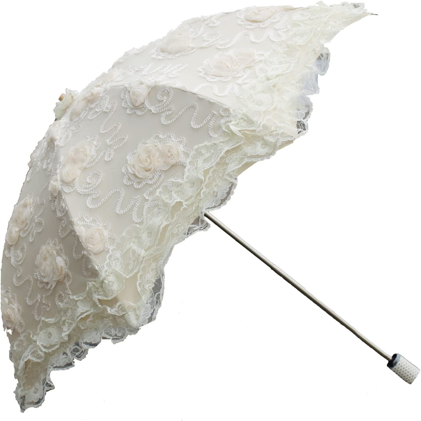 Custom Wedding Umbrellas Vintage Sun Umbrella 2 Folding Bridal Wedding Lace Para