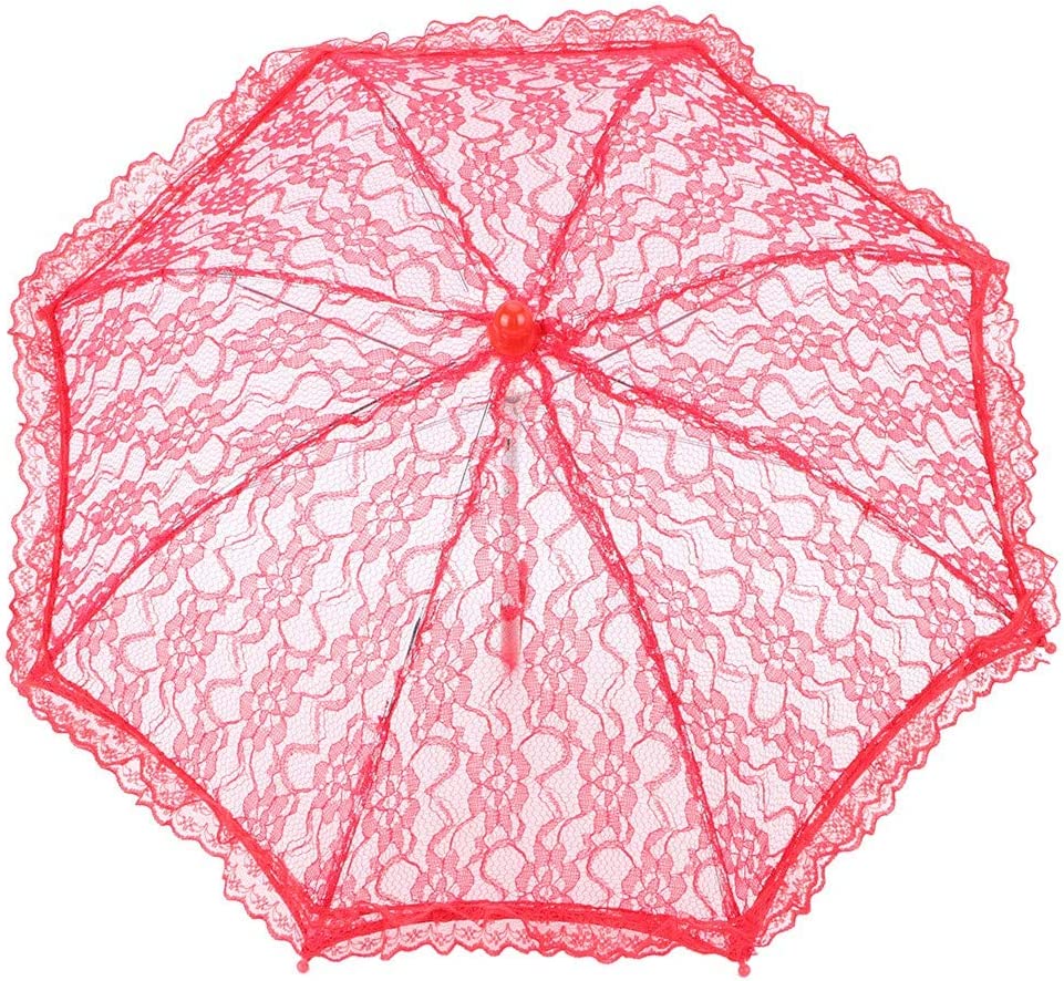 Custom Wedding Umbrellas Wedding Lace Parasol Umbrella Vintage Crafted Flowers E - Image 2