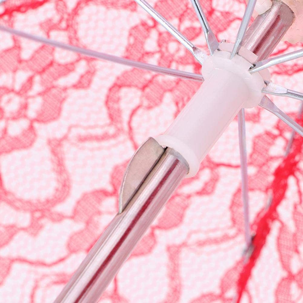 Custom Wedding Umbrellas Wedding Lace Parasol Umbrella Vintage Crafted Flowers E - Image 6