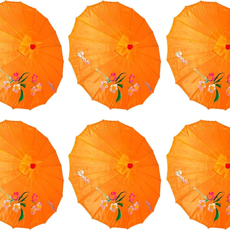 Custom Wedding Umbrellas PACK OF 6 Japanese Chinese Kids Size 22 Umbrella Paras"