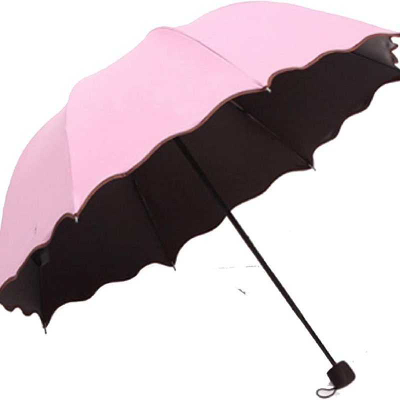 Logo parasol Umbrellas With Your Brand Travel Foldable compact Umbrellas Sun rain Umbrellas parasol with Met Water bloms