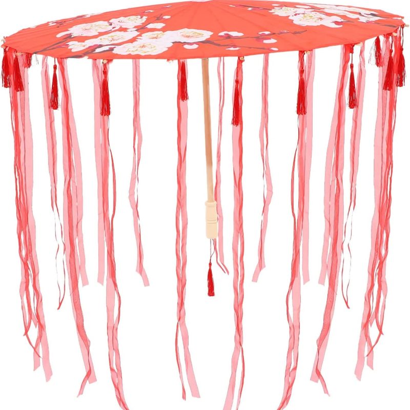 Logo parasol Umbrellas With Your Brand Japanese Parasol Umbrella Classic Decorative Chinese Asian Umbrella Silk Cloth Ch