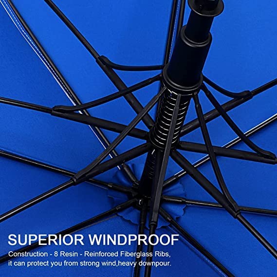 Custom umbrella 54/62/68 Inch UV Protection Golf Umbrella Auto Open Vented - Image 3